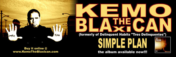 Kemo The Blaxican - Simple Plan CD [Dead Silence Records]