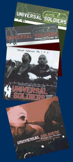 Universal Soldiers - Record Covers